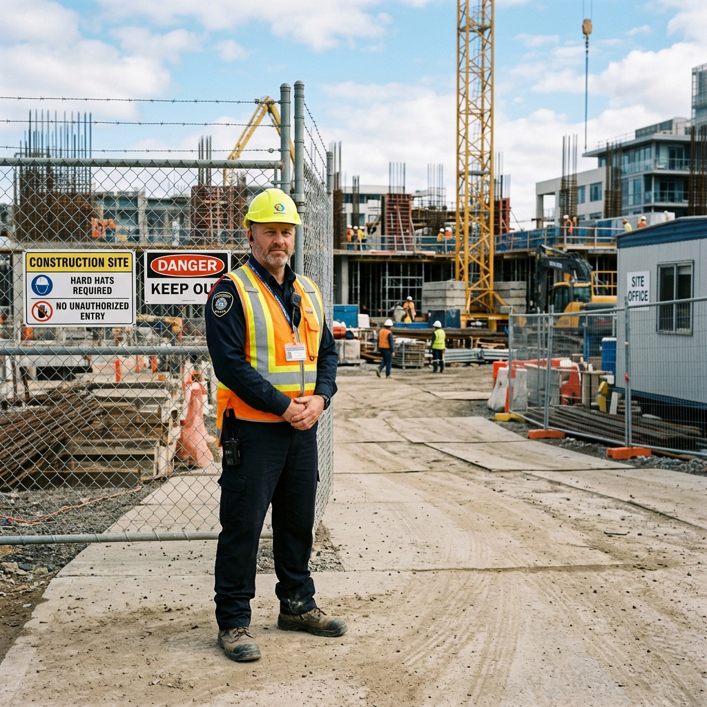 Gardiennage des chantiers suite aux travaux