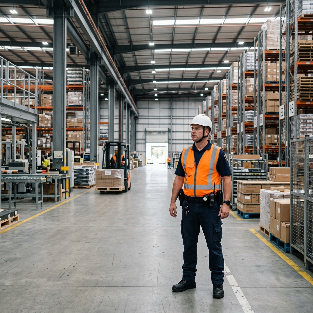 Gardiennage des sites industriels